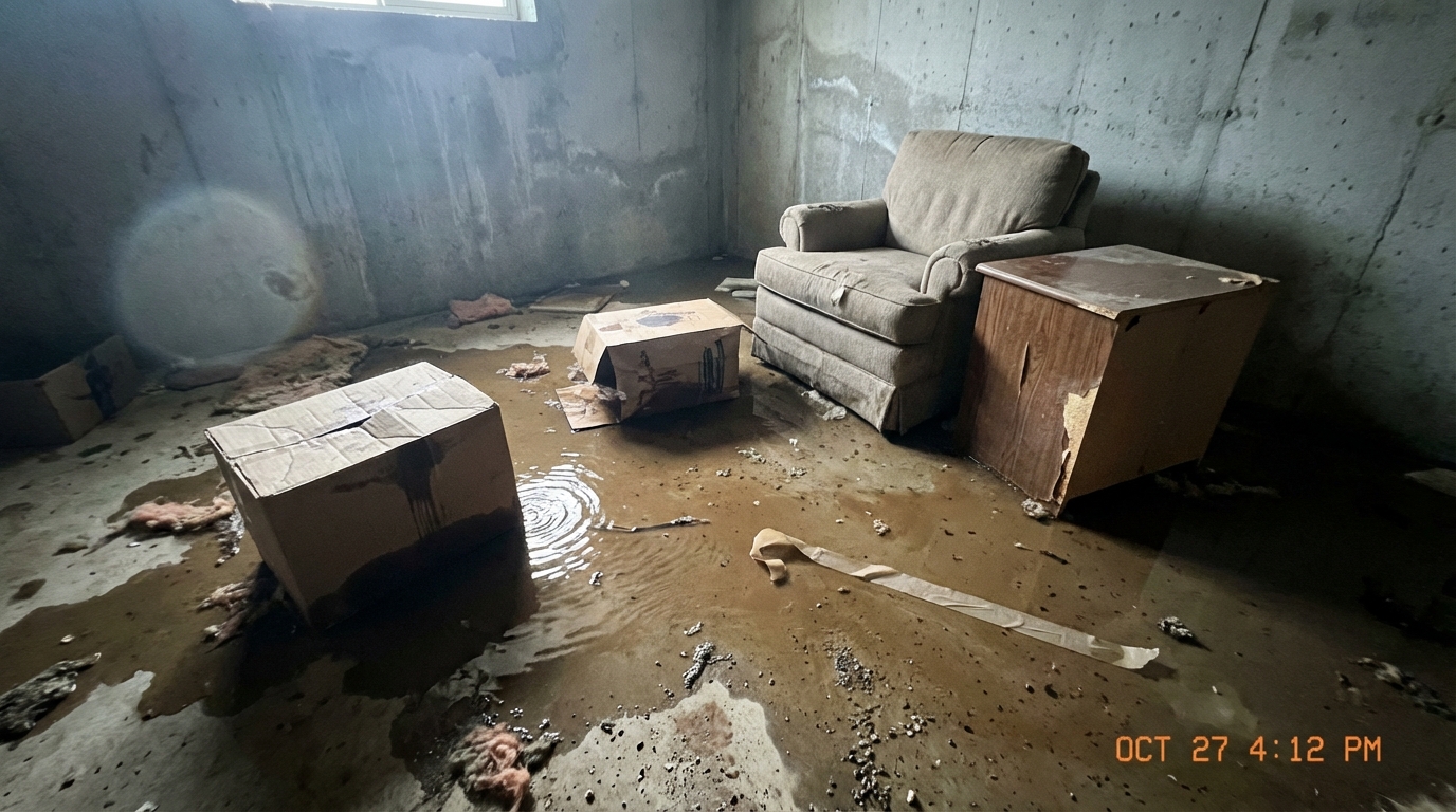 flooded basement smyrna